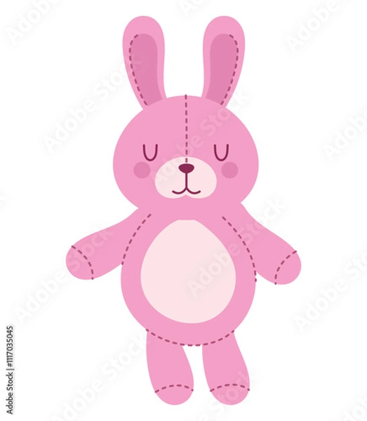 Obraz stuffed rabbit toy