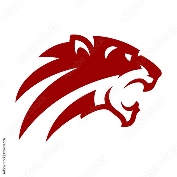 Obraz Tiger Head Vector Logo Design Template