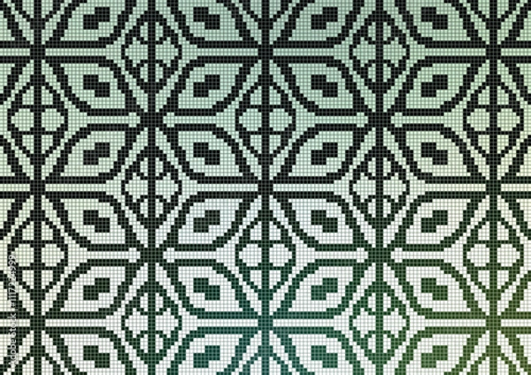 Obraz Native traditional pattern line aztec graphics background