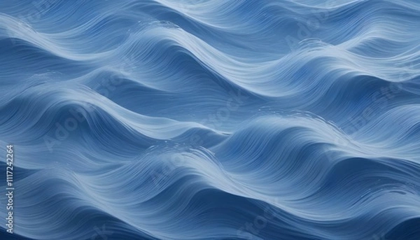 Fototapeta Clear Plain Shiny Warm Soft Vintage Bokeh Cloudy Wave Like Geometric Blue Background or Texture