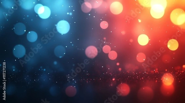 Obraz "Colourful Bokeh Light Effect "