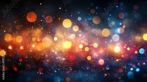 Obraz "Colourful Bokeh Light Effect "