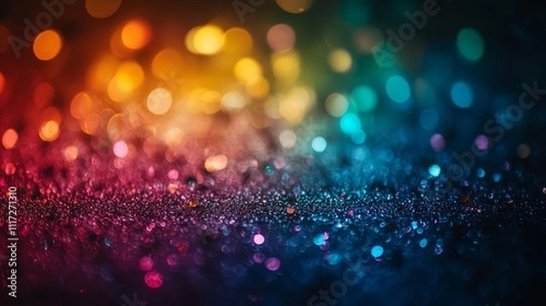 Obraz "Colourful Bokeh Light Effect "