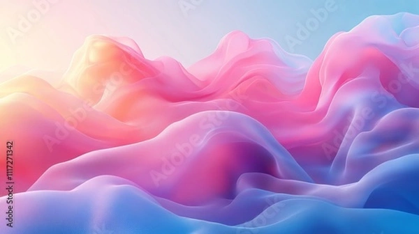 Obraz Fluid Vibrant Colour Waves Blending