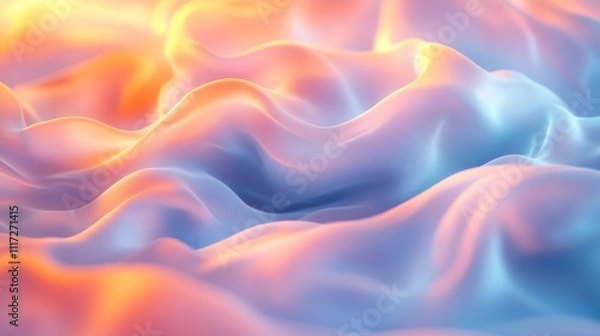 Obraz Fluid Vibrant Colour Waves Blending