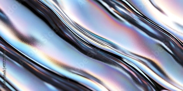 Obraz Science and technology liquid metal acid design abstract background
