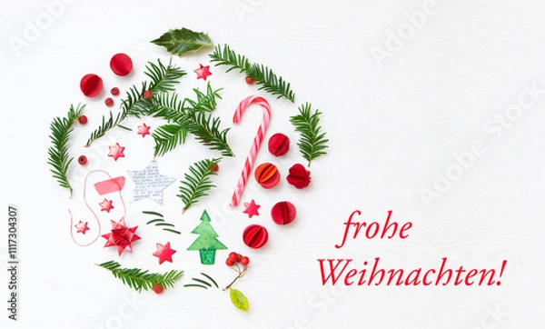 Obraz Frohe Weihnachten