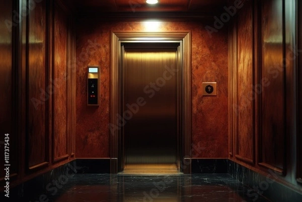 Obraz door in a hotel