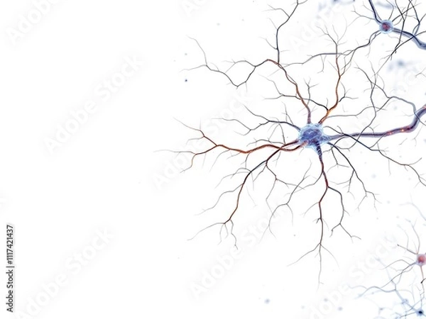 Fototapeta The Mystery of Neurons - Exploring the Microscopic World of the Brain