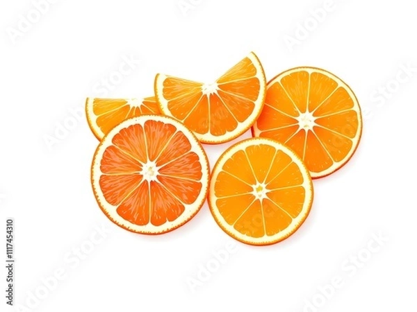 Obraz Fresh Orange Slices - Healthy and Delicious Fruit