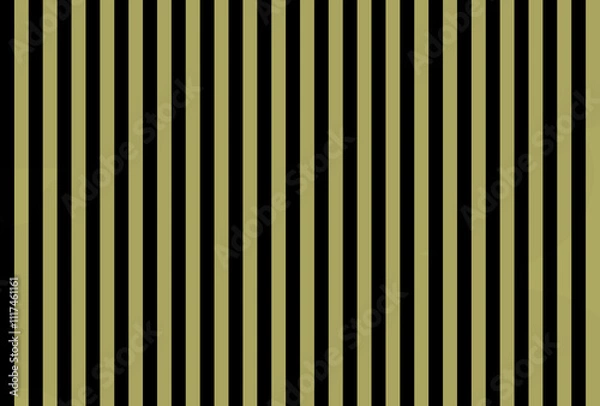 Fototapeta Shocking DarkKhaki  color and black color background with lines. traditional vertical striped background texture..