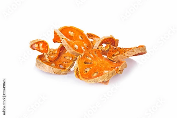 Obraz dried bael fruit isolated on white background