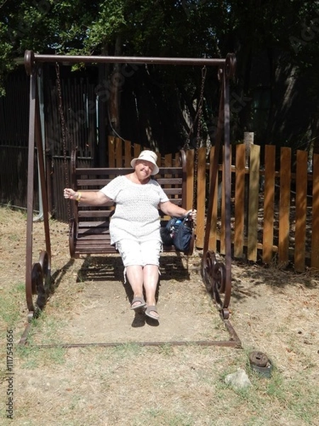 Obraz Женщина качается