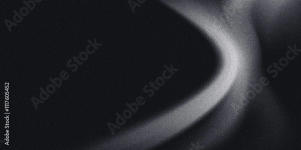 Obraz Black abstract background speckled with white gradient shapes