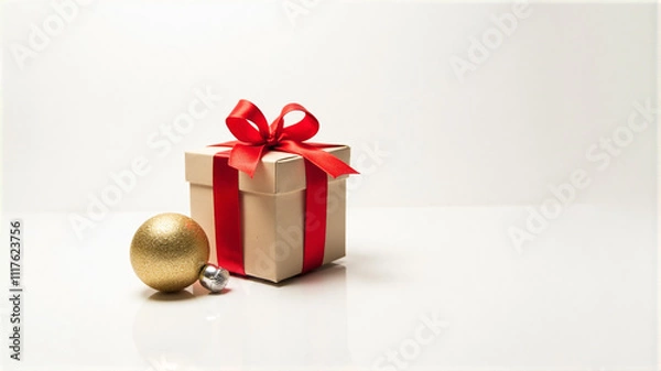 Fototapeta gift box with ribbon