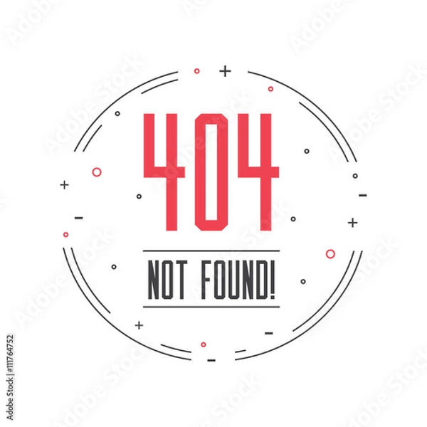 Fototapeta 404 error connection