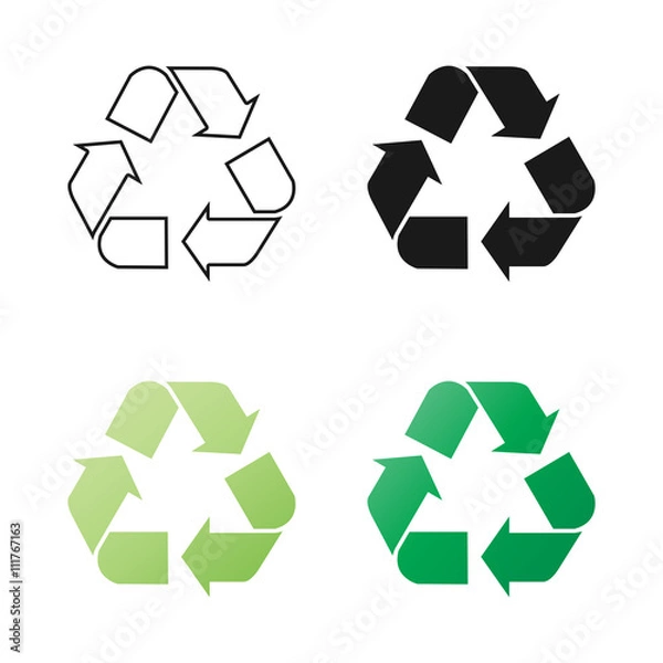 Fototapeta Recycle sign