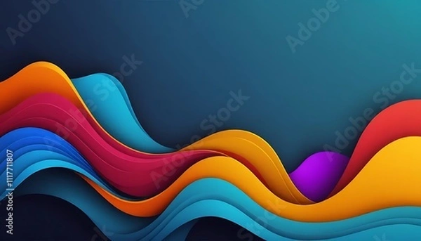 Obraz abstract colorful background