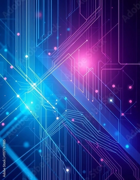 Fototapeta abstract technology background