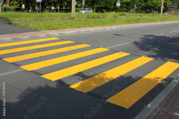 Obraz przejście, pasy