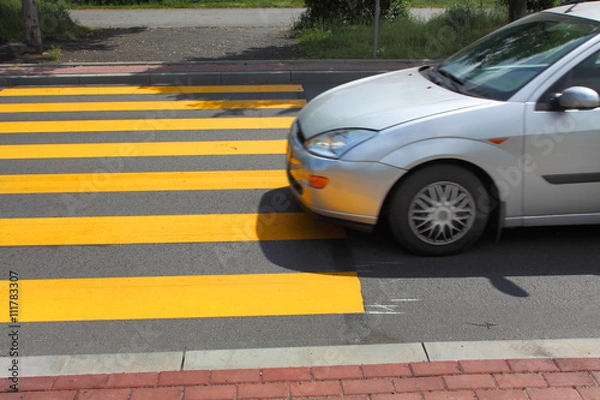 Obraz przejście, pasy