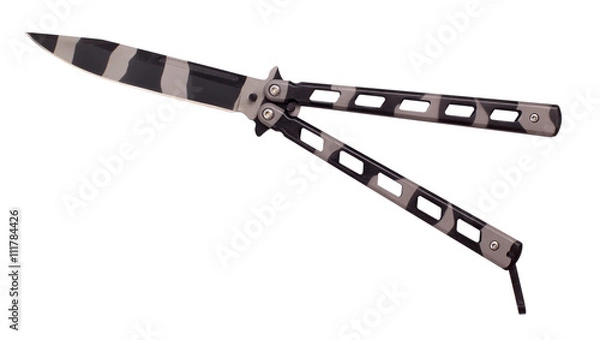 Obraz Knife a butterfly on a