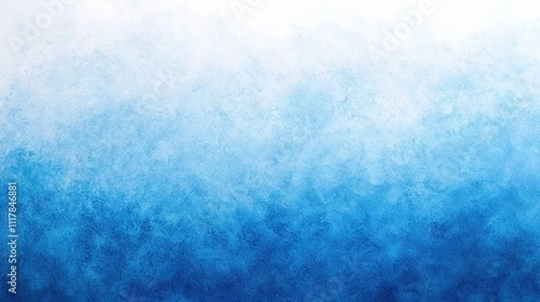 Fototapeta Calming Soft Blue Gradient Sky Background for Serene Designs