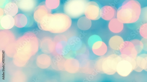 Fototapeta Abstract Defocused Party, Festival, Carnival Bokeh Background