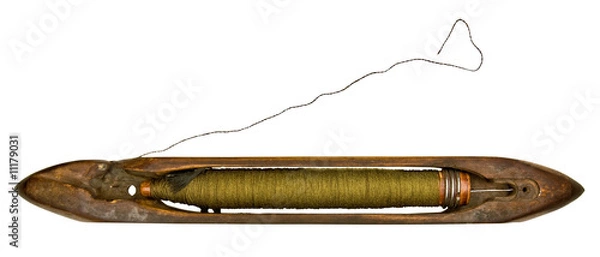 Obraz vintage weaver`s spindle
