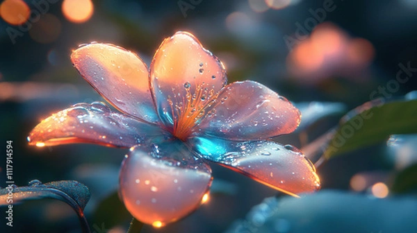 Obraz colored beautiful flower