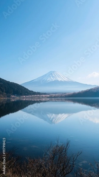 Fototapeta Classic Fuji Experience Cherry Blossoms