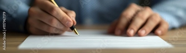 Fototapeta A legal consultant assisting a client in editing a business contract draft.