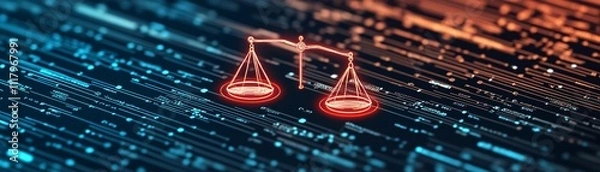 Fototapeta An AI-powered tool generating contract analysis reports for a lawyer.