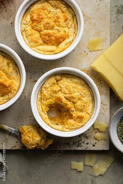 Obraz soufflés aux oeufs et fromage fait maison