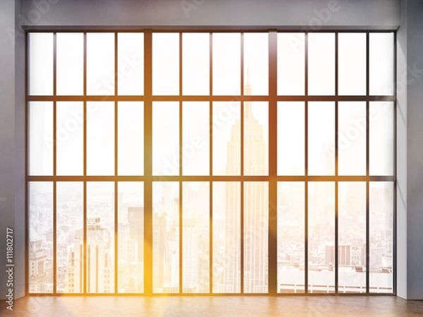 Fototapeta Framed window with NY view