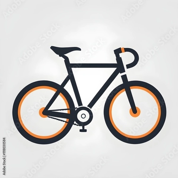 Obraz bicycle logo