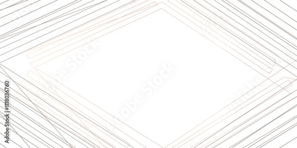 Fototapeta Seamless geometric pattern with hexagon grid line, modern triangle repeats background vector.