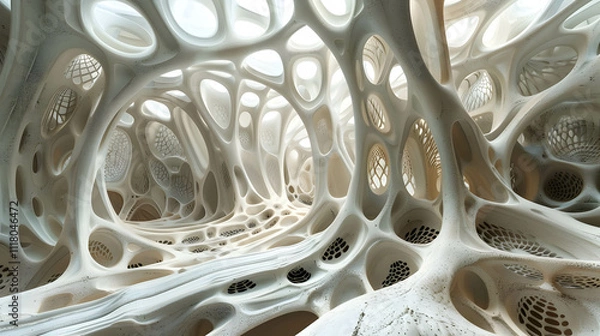 Obraz Biomimetic Architectural Structure Inspired by Nature