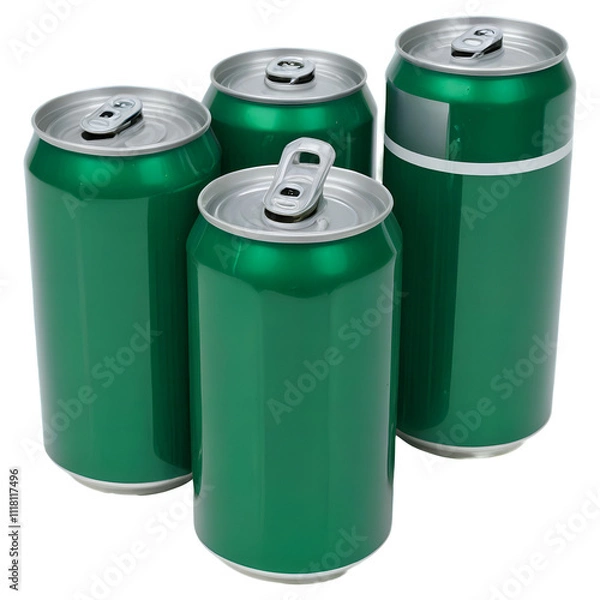 Obraz green beer can