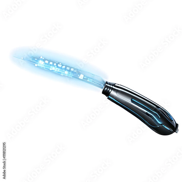 Obraz kitchen knife isolated on white