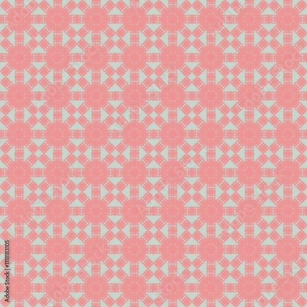 Fototapeta seamless pattern with flowers