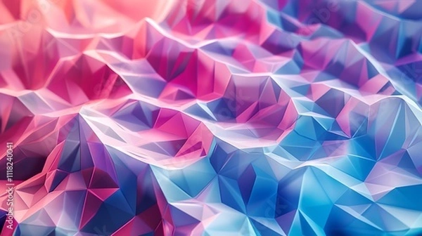 Obraz Modern abstract background with dynamic polygonal patterns and a minimalistic color palette, perfect for mockups