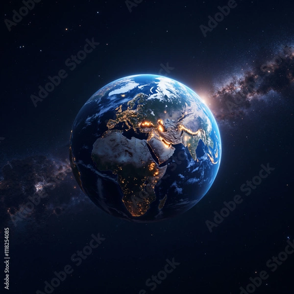 Obraz earth in space