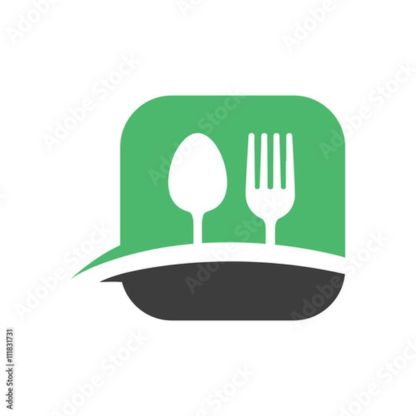 Obraz restaurant vector logo icon