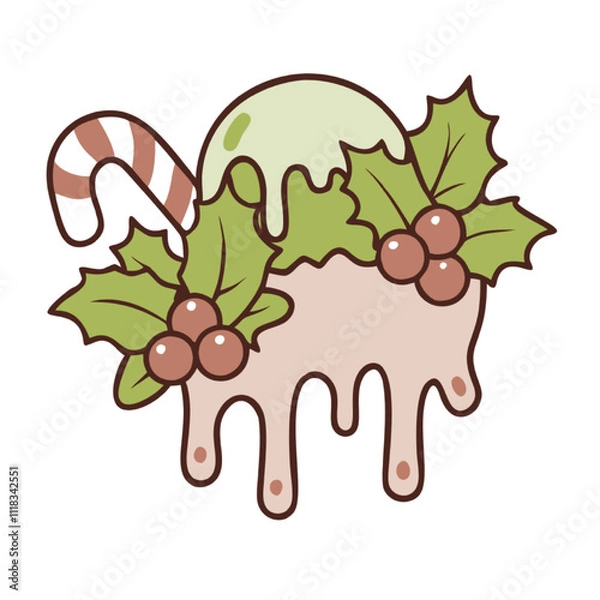 Fototapeta grape with leaves