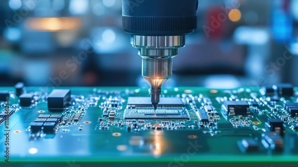 Obraz Automated Circuit Board Assembly