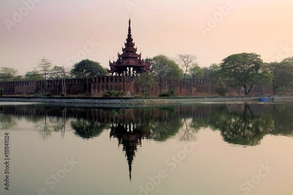 Fototapeta マンダレー旧王宮