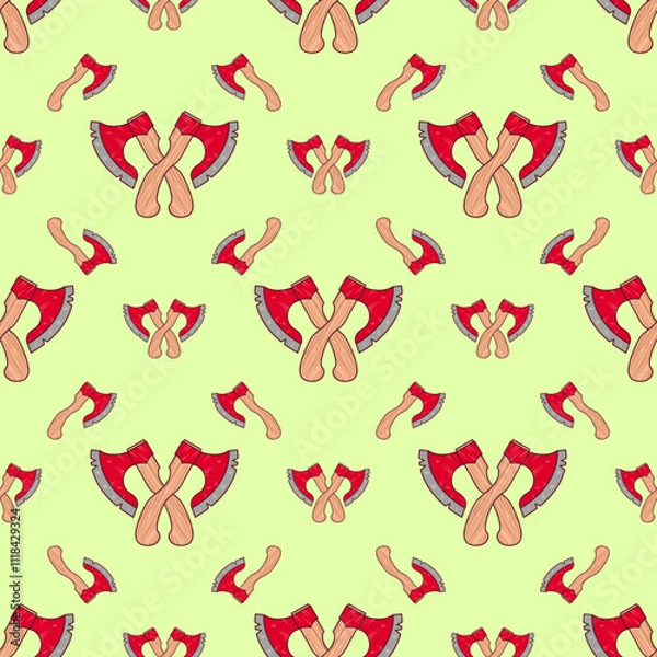 Fototapeta Vector seamless pattern two axes