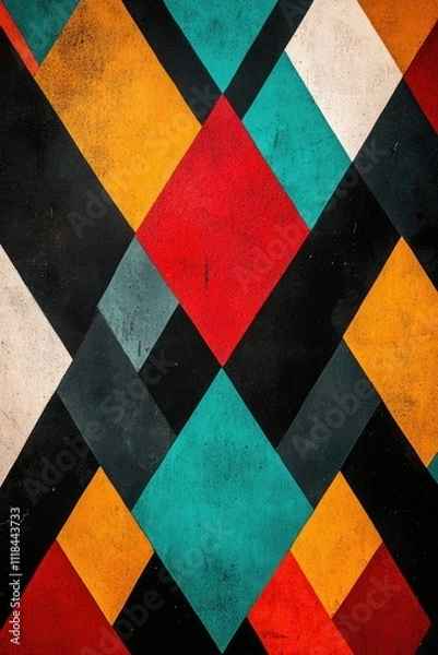 Fototapeta Abstract Squares and Rectangles