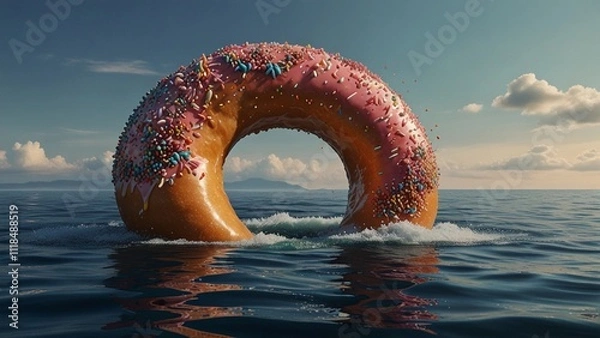 Fototapeta Donut 
